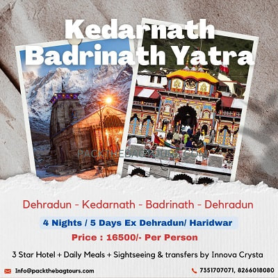 Do Dham Kedarnath Badrinath Yatra